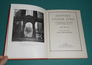 Vtg 1941 WW2 London Blitz Bombings History Under Fire Pope Hennessy Cecil Beaton - Picture 1 of 13