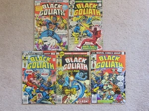 1976 Marvel Comics Black Goliath 1 2 3 4 5 Bill Foster complete series - Picture 1 of 6