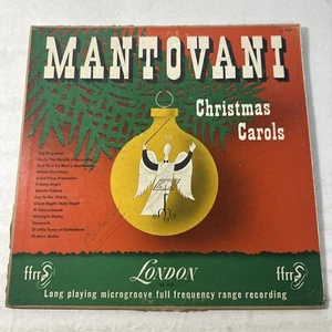 Mantovani & His Orchestra Christmas Carols 33RPM Vinyl LP 1954 London Records - Picture 1 of 6