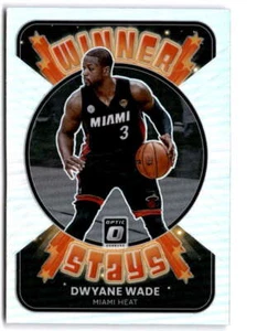 2021-22 Donruss Optic Winner Stays Holo #10 Dwyane Wade  Miami Heat - Picture 1 of 2