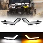 Easy to Use UTV LED Turn Signal Light DRL for Can Am Defender Max Clear Lens