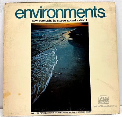 Environments 1 1970 Vinyl Atlantic Records 1st Press Foto 1 de 4