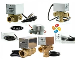 TOWER MOTORISIERTE ZONENVENTILE & KÖPFE DIREKTER HONEYWELL ERSATZ FÜR V4073 V4043 - Bild 1 von 10