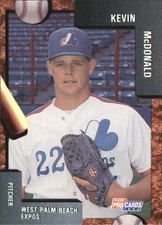 1992 West Palm Beach Expos Fleer/ProCards #2086 Kevin McDonald