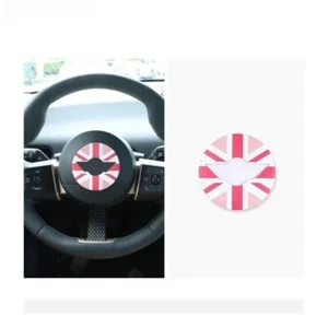 Pink Jack PU Steering Wheel Cover Stickers for Mini Cooper J01 J02 U25 F66 F65 - Picture 1 of 1