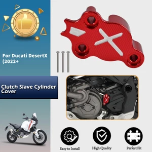 CNC Billet Aluminum Clutch Slave Cylinder Cover Cap For Ducati DesertX 2022 2023 - Picture 1 of 13