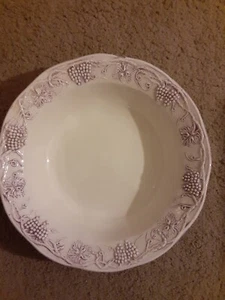 Ceramic Serving Bowl Vintage 70s Salad Bowl Dinner Plate See Description  - Picture 1 of 10