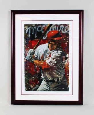 Mark McGwire Lithograph Signed by Stephen Holland AP 19/50 - COA - Image 1 of 4