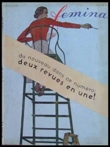 FEMINA AOUT 1932 REVUE MODE, LELONG LANVIN VIONNET SCHIAPARELLI - Picture 1 of 2