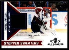 2010-11 Panini All-Goalies Stopper Sweaters Ondrej Pavelec Atlanta Thrashers #13
