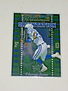 1999 Leaf Rookies & Stars Freshman Orientation 14 Edgerrin James Colts /2500 HOF - Picture 1 of 4