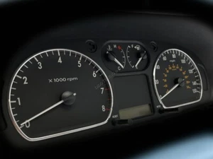 For Kia Optima Magentis 99-05  Polished Aluminium chrome dash cluster trim Rings - Picture 1 of 7