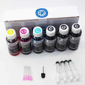 Premium Dye Ink Refill Kit for HP Printer Cartridge 600 ml 20oz Jumbo Bulk XL - Picture 1 of 6