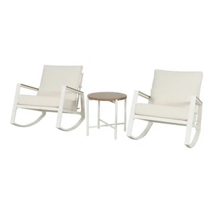 Mainstays MS5608811816013 Westmont 3-Piece Outdoor Rocker Set, White - Picture 1 of 5