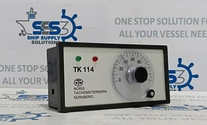 NORIS TK 114 Tachometerwerk Relay Limit Value Switch TK114-121-8 24VDC - Picture 1 of 18
