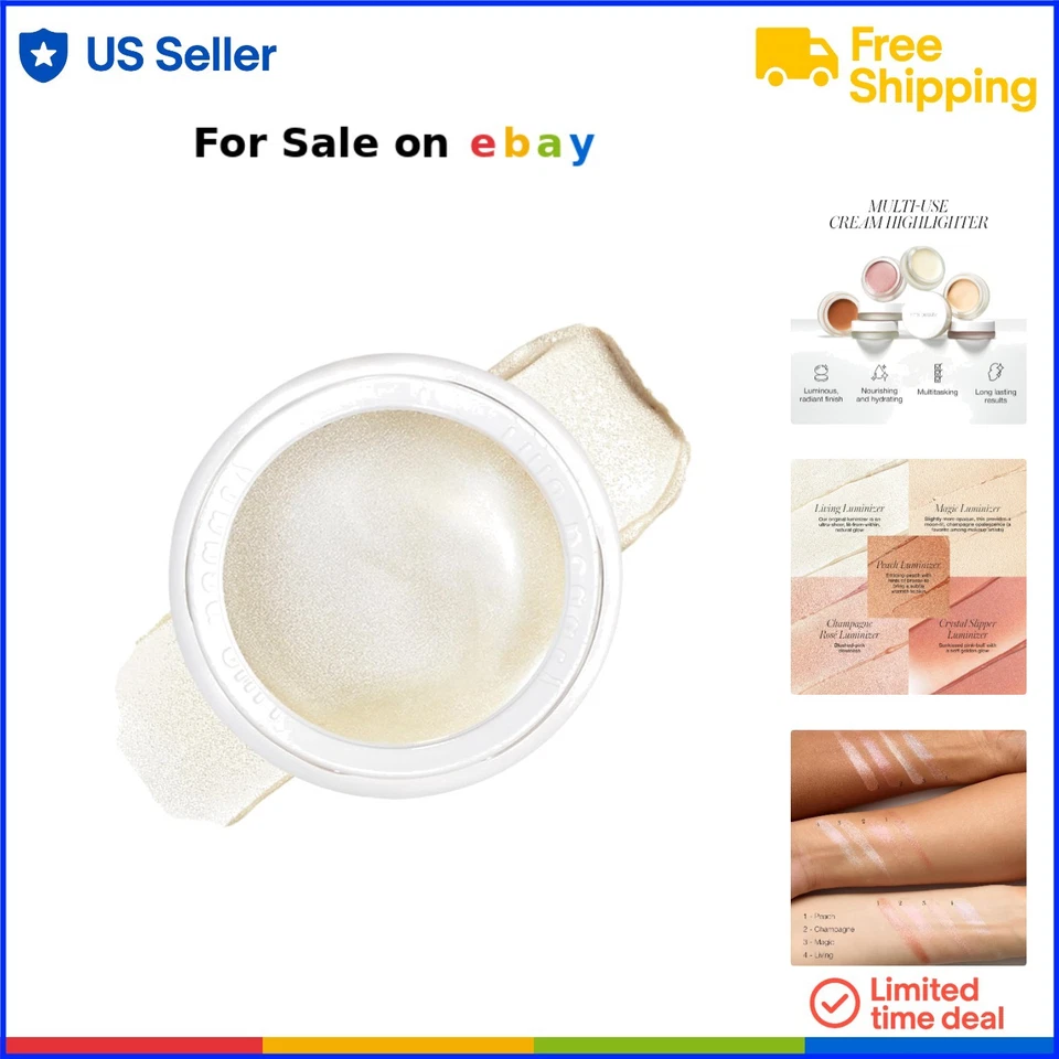 Cream Highlighter Natural Buildable Glow Face Body Hydrating Radiance - Image 1 of 4