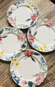 Villeroy & Boch Flora Bella Dinner Plates Set of 4 10¼″ Luxembourg Porcelain - Picture 1 of 6