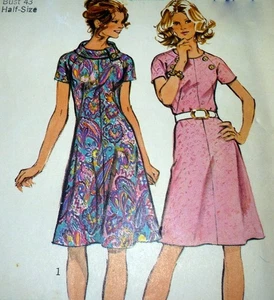 *LOVELY VTG 1970s DRESS Sewing Pattern BUST 43 - Picture 1 of 1