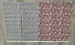 Liberty Fabrics FLOWER SHOW 1/2 Yard Yorkshire Meadow + Emily Silhouette Flower - Picture 1 of 3