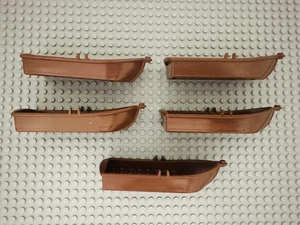 Lot Of 5 Lego Rowing Boat Brown 4522012 - Picture 1 of 4