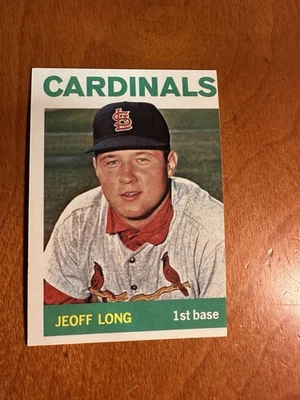 (A) 1964 Topps Baseball Jeoff Long St. Louis Cardinals Card #497 Nm - Image 1 of 2