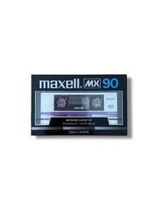 MAXELL MX 90 Metaxial Vintage Blank Audio Cassette Tape Metal Japan NEW SEALED - Picture 1 of 10