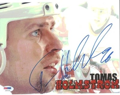 Tomas Holmstrom Autographed Signed 8x10 Photo Detroit Red Wings PSA/DNA #U96410 - Image 1 of 2