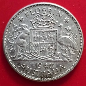 1940 Australia Florin - Foto 1 di 2