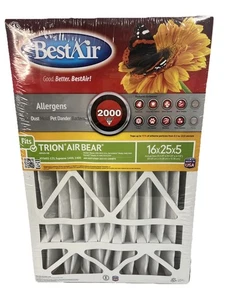 Air Ab162511r Ac Furnace Filter 16" X 25" X 5" Merv 11 Fits 100% For Trion Air B - Picture 1 of 6