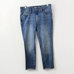 Pantalones de mezclilla Cat & Jack para niñas talla 16 (30x29) corte bota cintura ajustada elásticos azules - Imagen 1 de 12
