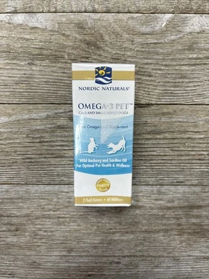 Nordic Naturals Omega-3 Mascotas Gatos y Perros de Razas Pequeñas 2 OZ Exp:02/26 Foto 1 de 4