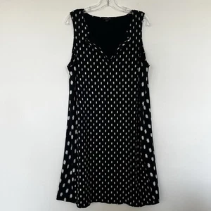 Vestido recto sin mangas J.Jill Wearever Collection para mujer negro elástico grande - Imagen 1 de 9
