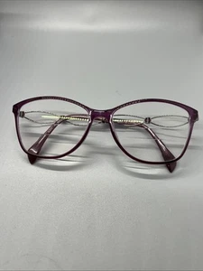 Glasses CHARMANT Fine Art XL2101 TITAN Purple Oval Eyeglass Frame 52-14 135mm - Picture 1 of 6