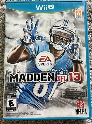 Madden NFL 13 (Nintendo Wii U, 2012) Complete With Manual & Box FREE SHIPPING - Image 1 of 3