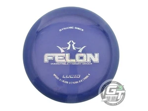 Disco de golf usado Dynamic Discs Lucid Felon 175 g azul plata lámina de rotura driver - Imagen 1 de 2