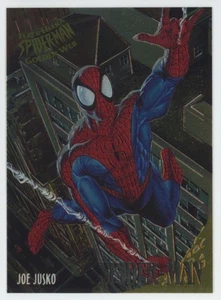 1995 Marvel Fleer Ultra Spider-Man Golden Web Spider-Man #7 B C18 - Picture 1 of 2