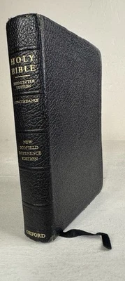Holy Bible KJV Concordance New Scofield Reference Ed 1967 Oxford Red Letter Foto 1 de 4