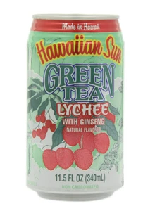 Hawaiian Sun Drink Saft Grüntee Litschi 11,5 Unzen Dose 6er Pack x1 - Bild 1 von 3