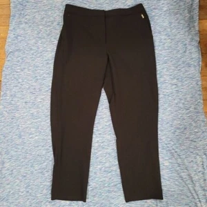 NWOT Tommy Hilfiger size 12 BLACK Dress Pants Waist 32 Inseam 28 Rise 10" - Picture 1 of 11