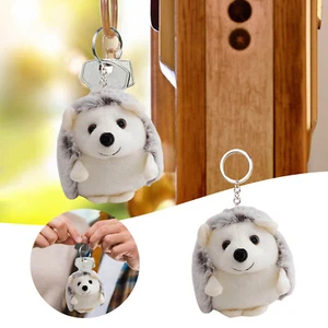 Lindo bolso escolar de peluche de erizo con colgante de muñeca de dibujos animados erizo - Imagen 1 de 9