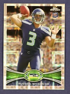 2012 Topps Chrome Xfractors Refractors #40 Russell Wilson *inv2 - Picture 1 of 2