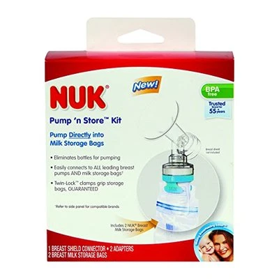 Kit de armazenamento de leite materno NUK Pump N Store - Imagem 1 de 4