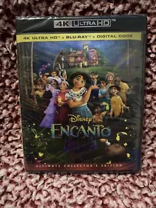 Disney ENCANTO 4k Ultra HD + Blu-Ray + Digital Collector's Edition New Sealed - Picture 1 of 3