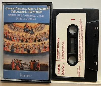 Giovanni Francesco Anerio: Requiem Six Motets (Audio Cassette Tape Hyperion) VG - Image 1 of 2
