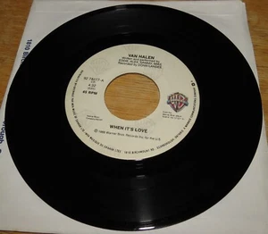 VAN HALEN: WHEN IT'S LOVE / CABO WABO - 1988 - 45RPM - Canada - Picture 1 of 2