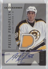 2005-06 Fleer Hot Prospects Prized /349 Milan Jurcina #222 Rookie Auto RC