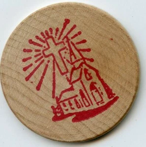 Wooden Dollar, Merry Christmas 1988-1989 - Picture 1 of 2