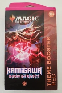 Pack booster de thème rouge Kamigawa Neon Dynasty (MTG) scellé MTG Magic - Photo 1/2