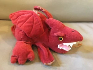 1995 Plush Creations Inc 8” Dinosaur Pterodactyl Plush Hand Puppet Toy - Picture 1 of 6