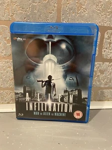 Alien Infiltration Blue Ray DVD Man Vs Alien Vs Machine - Picture 1 of 2